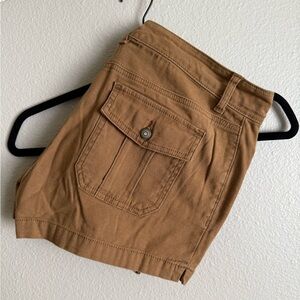 No Boundaries Women's Tan Cargo Shorts